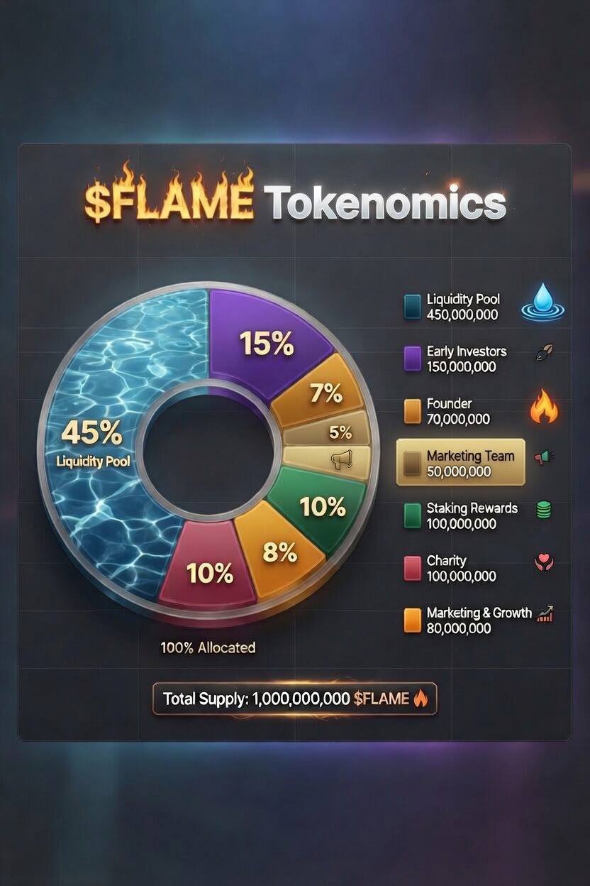 $FLAME Tokenomics
